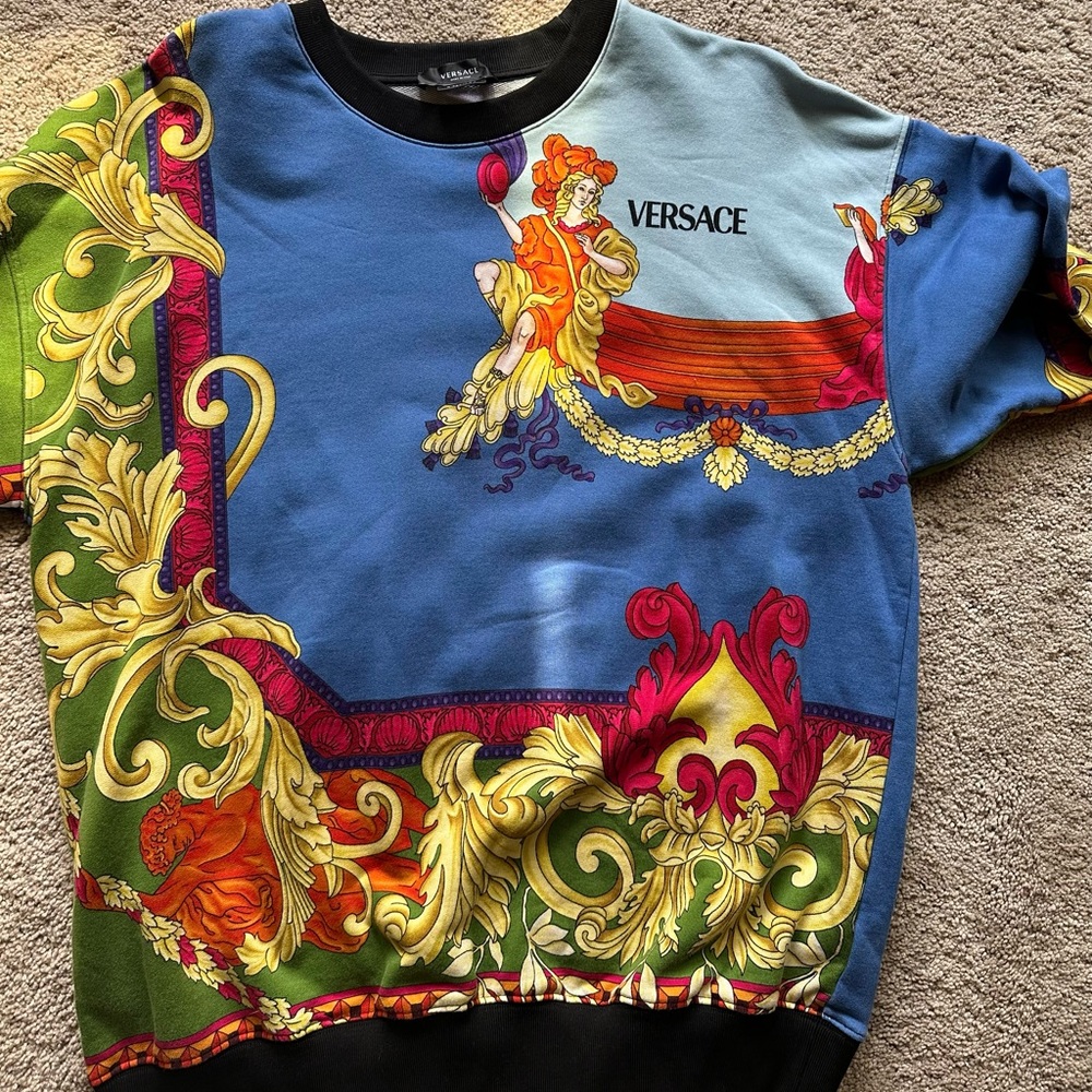 VERSACE MEN’S MITCHEL FIT SWEATSHIRT